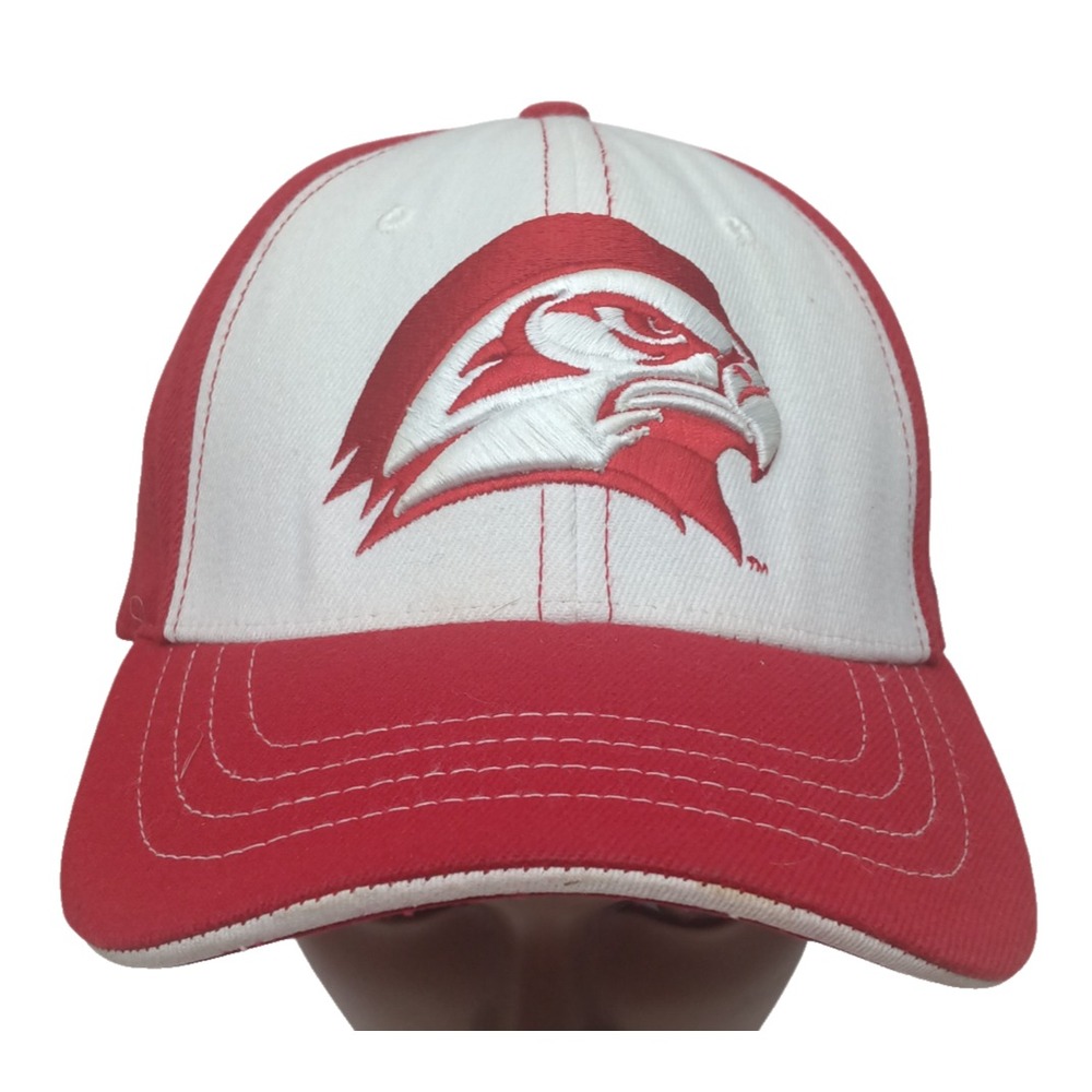 Miami University Redhawks Hat Cap Fitted M/L Red White Zephyr‎ Fit NCAA